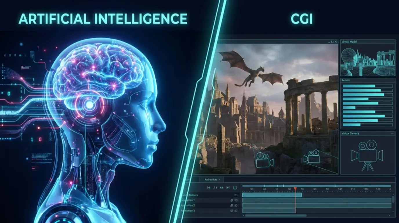 difference between ai and cgi