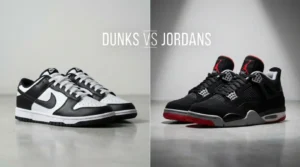 difference between dunks and jordans