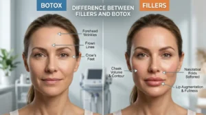 difference between fillers and botox
