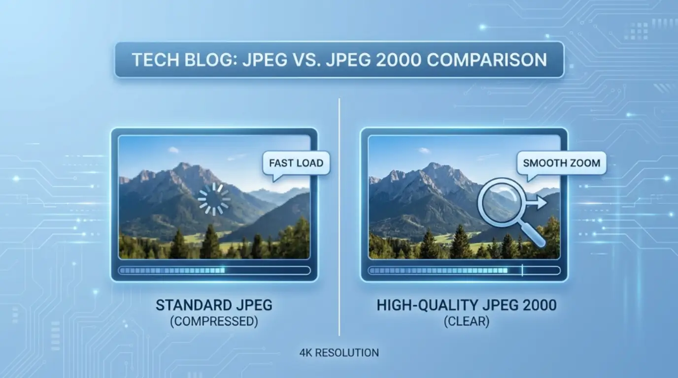 difference between jpeg and jpeg2000