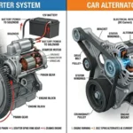 difference between starter and alternator