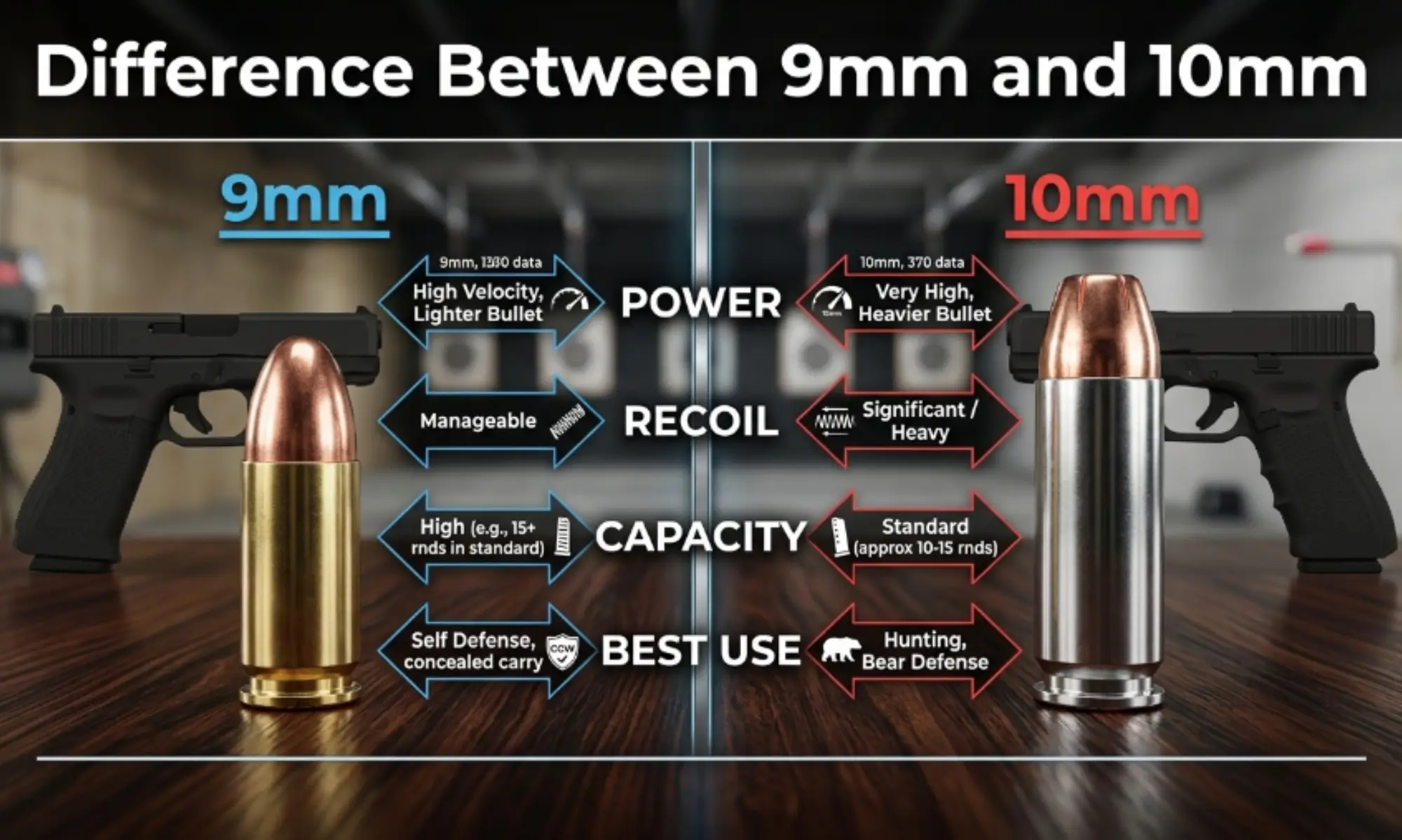 difference between 9mm and 10mm
